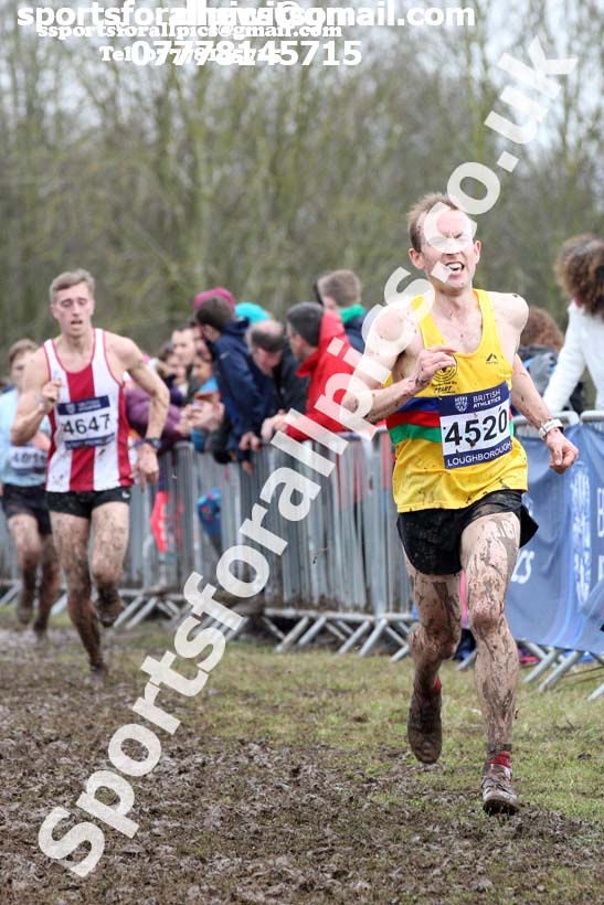 Senior mens 2018 British Inter Counties Cross Country Champs., Prestwold Hall, Loughborough. Photo: David T. Hewitson/Sports for All Pics
